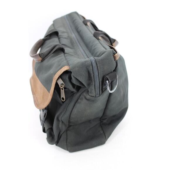 Vintage L. L. Bean Nylon/Leather Trim Laptop Messenger Briefcase Bag - Picture 6 of 16